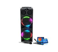 Muse M-1982 DJ Sono Party Box Sono 600W - Entrées AUX/Micro/Guitare - USB/Bluetooth +Câble PC ORDI Smartphone, Soirée Fête