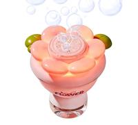 Party Bubbles - 4.53 inches Bubble Blower, Portable Bubble Machine, Portable Hands-Free BubbleFun Outdoor Toys | Reusable Automatic Flower BubbleMaker for Picnic Park Pool Party Vacation Travel Campin
