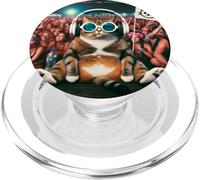 Party Cat DJ Vibes à Un Festival de Musique Fun PopSockets PopGrip pour MagSafe