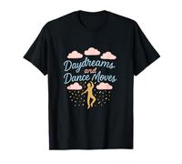Party Crew Daydreams and Dance Moves Pinceau Script T-Shirt