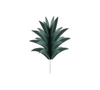 Party Deco 6 Décorations pour gâteau à faire soi-même Feuille d'Ananas