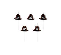Party Deco Bougies d'anniversaire Pirates