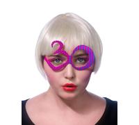 Party Deco Lunettes en Forme de Chiffre 30.