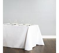 Party Deco Nappe carrée Blanche Mate Anti-Tache 180x300 cm