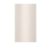 Party Deco Tiu30-079 Rouleau de tulle Crème 30 cm X 9 m
