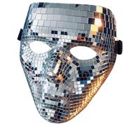 Party Disco Ball Glitter Mirror Mask for Dj Dressing Masquerade Masks