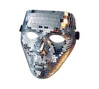 Party Disco Ball Glitter Mirror Mask for Dj Dressing Masquerade Masks
