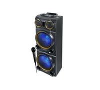 Muse Enceinte Sono Party Box M-1988 DJ - 800W - LED multicolore - USB, Bluetooth, FM - 2 entrées AUX