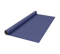 Party Essentials Rouleau de Table de Banquet en Plastique, Disponible en 27 Couleurs, 101,6 cm x 30,5 m, Bleu Marine