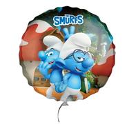 Party Factory Ballon en aluminium coloré à l'hélium pour anniversaire Motif schtroumpfs 45 cm