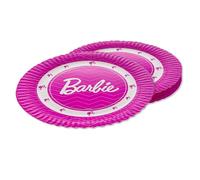 Party Factory Barbie Lot de 8 assiettes en carton 23 cm