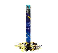 Party Factory Batman Party Popper Lot de 1 canon à confettis de 40 cm avec confettis scintillants multicolores, jusqu'à 8 m de hauteur de vol