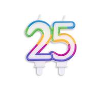 Party Factory Bougie en forme de chiffre pour fête d'anniversaire (25)