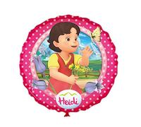 Party Factory Heidi Ballon en aluminium pour anniversaire d'enfant Rose Ø 45 cm