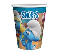 Party Factory Lot de 10 gobelets en carton de 250 ml, multicolores, jetables, pour anniversaire d'enfant ou fête à thème