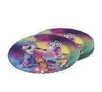 Party Factory My Little Pony Lot de 8 assiettes jetables en carton, multicolores, Ø 23 cm, pour anniversaire d'enfant, fête à thème