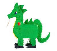 Party Factory Piñata dragon vert, 50 x 52 cm, jeu de fête pour enfant, piñata à frapper pour anniversaire d'enfant, décoration d'anniversaire