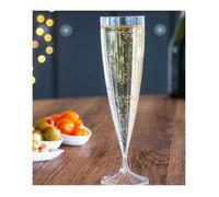 Party Fête - Flutes a champagne transp. 13.5 cl x 6 pieces reutilisable