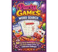 Party Games Word Search: 50 Fun Adults Puzzles with Board Games, Card Games, Trivia, and Game Night Favorites