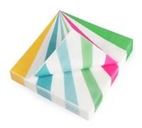 PARTY GO Lot de 40 serviettes à thème cirque - En papier coloré - Pour anniversaire d'enfant - 33 x 33 cm - Couleur