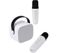 PARTY, Haut-parleur Bluetooth 5.1 avec 2 microphones Party Btmic 15W, Blanc