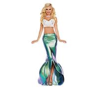 Party King Under The Sea Mermaid Women's Fancy Dress Costume Medium