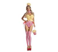 Party King Women's Popcorn Babe Fancy Dress Costume Medium