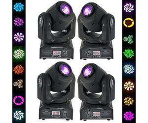 Party Light & Sound - Jeu de lumiere pack de 4 lyres lmh spot7 dmx pa dj sono led bar club discotheque…