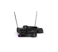 Generique Système de microphone Party Light & Sound PARTY-200UHF Double micro sans fil