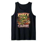 Party Like A Cajun Alligator Party Carnaval Mardi Gras Débardeur