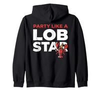 Party Like A Lob Star Funny Lobster Dancing Music Lovers Sweat à Capuche