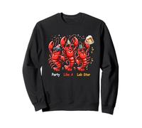Party Like A Lob Star Lob Star Lobster Dancing Music Lovers Sweatshirt
