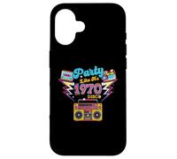 Party Like It's 1970 Disco Années 1970 Funky Party 70's Groove Coque pour iPhone 16