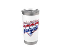 Party Like Its 1999 - Design KB-26-1005 - USA Rouge Blanc Bleu Gobelet isotherme en acier inoxydable double paroi