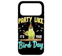 Party Like It's Your Bird Day Hilarious Budgie Bird Coque pour iPhone 17 Pro Max