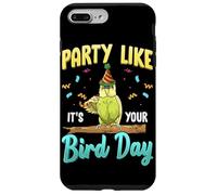 Party Like It's Your Bird Day Hilarious Budgie Bird Coque pour iPhone 7 Plus/8 Plus