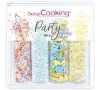 ScrapCooking – Décors sucrés Party Mix – Multicolores – 65 g