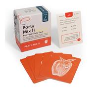 Party Mix Volume II Fun Fact Trivia, essentiel pour une soirée de jeu familiale, 100 cartes de questions amusantes et spirituelles, jeux éducatifs pour enfants et adultes