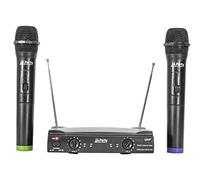 Generique Système de microphone Party Light & Sound PARTY-200UHF Double micro sans fil