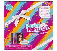Party Popteenies Spinmaster - 6044091 - Party Surprise Box - AVA - Kit de Jeu Mini Poupée et Amoureux des Animaux