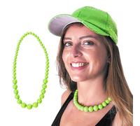 Party Pro 333151 Collier de Perles, Vert, Taille Unique