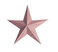 Party Pro 50251 Lanterne étoile Papier Rose Clair 60 x 60 x 24 cm