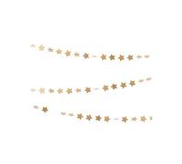 Party Pro 50272 Guirlande étoiles Papier Doré 300 x 3 x 0,1 cm