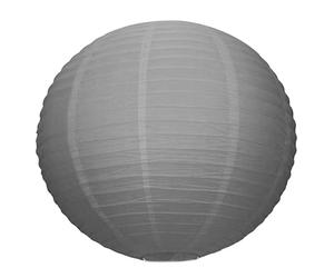 Party Pro 5027L Lanterne Japonaise Papier de Riz Grise 50 x 50 x 50 cm