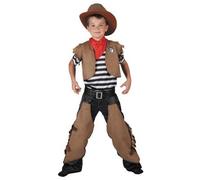 Party Pro 8728771746, Déguisement Cowboy, 4-6 Ans Blanc