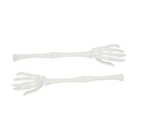 Party Pro 913OS, Lot de 2 Bras de Squelette Couverts à Salade, Blanc