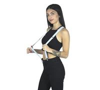 Party Pro- Bretelles Blanches, Unisexe Adulte, 86502416