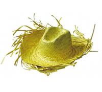 Party Pro- Caribbean Chapeau de Cow-Boy, 87309309, Jaune