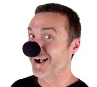 Party Pro Nez Clown Mousse Noir, 333226, Multicolore