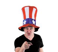 Party Pro- Oncle Sam Bonnet, 333214, Multicolore